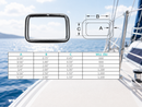 Marine Boat Stainless Steel Rectangular Ring Link, Rectangle Loop Mil Spec Hardware for Rigging, Straps, Webbing, Rope, and Outdoor Use