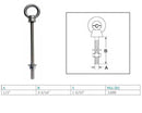 Marine Boat T316 Stainless Steel Shoulder Eye Bolt