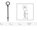 Marine Boat T316 Stainless Steel Shoulder Eye Bolt