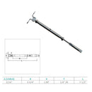Marine Stainless Steel T316 Swageless & Deck Toggle Turnbuckle For Cable Wire