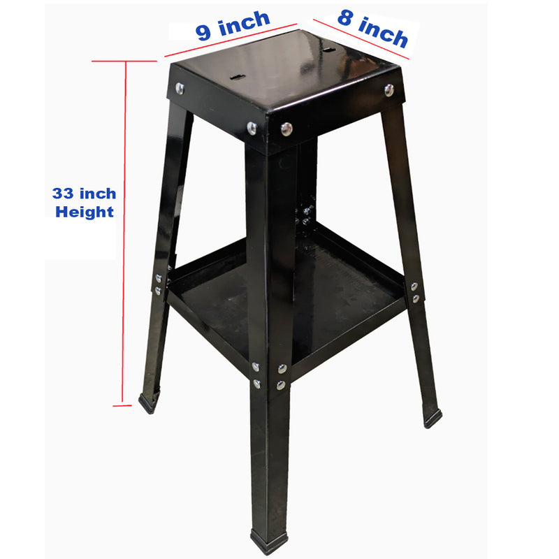 Universal 4 Legs Bench Grinder Buffer Vise Stand w- Tool Tray Grinder Stand