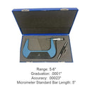 Outside Micrometer Ratchet Stop Hardened Spindle Precision Tool for Machinists