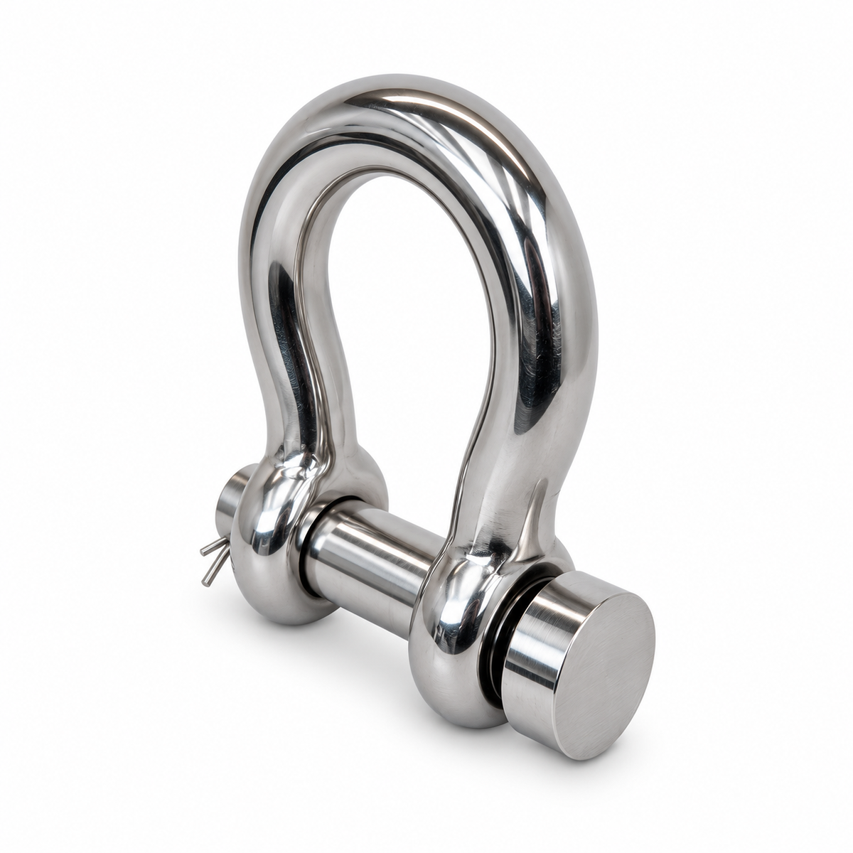 Marine Boat Mil-Spec T316 Stainless Steel Forged Round Pin Anchor Shackle, Marine Grade Rigging Shackle for Chain and Cable