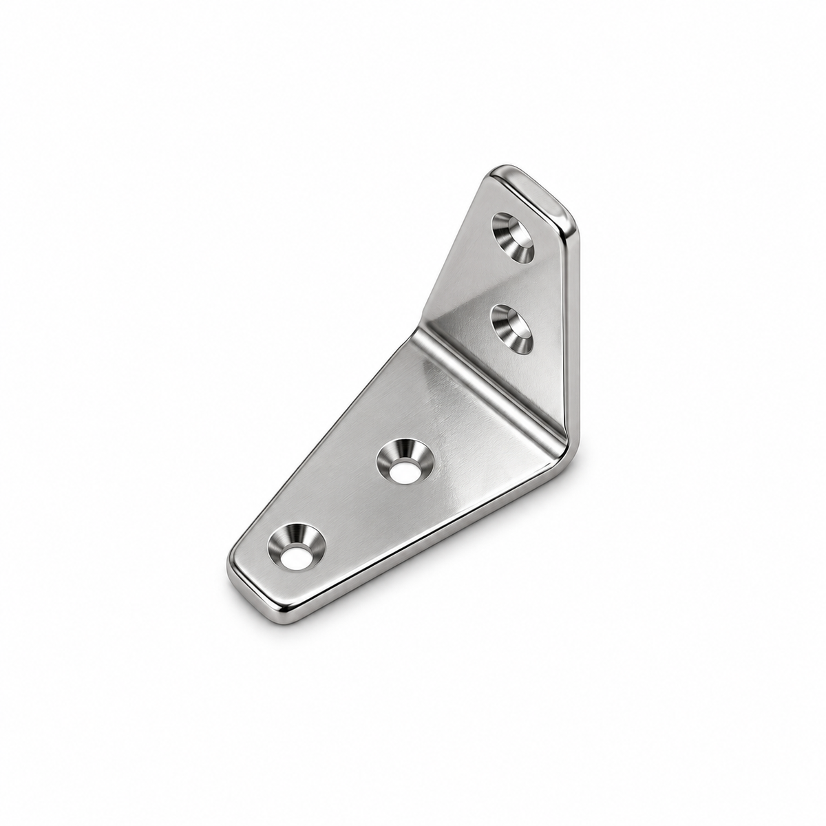 10 Pc Set T316 Stainless Steel Angle Plate for Marine Boat Rigging, Heavy Duty Lifting Hardware Bracket for Dock, Deck, Rope, Chain, and Cable