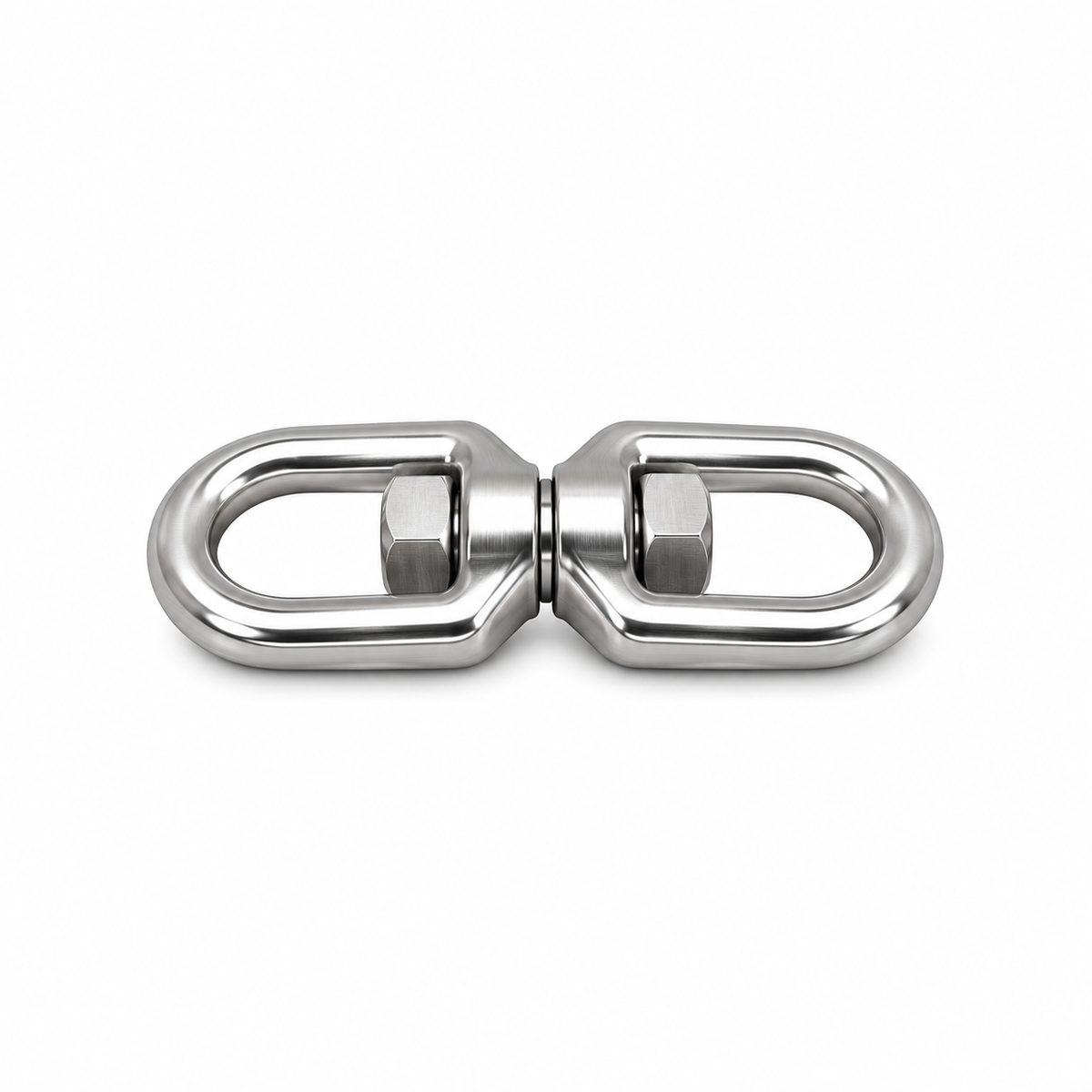 Mil Spec Marine 316 Stainless Steel Drop Forged Eye Eye Swivel, Boat Rigging Swivel Connector for Chain, Rope, and Cable