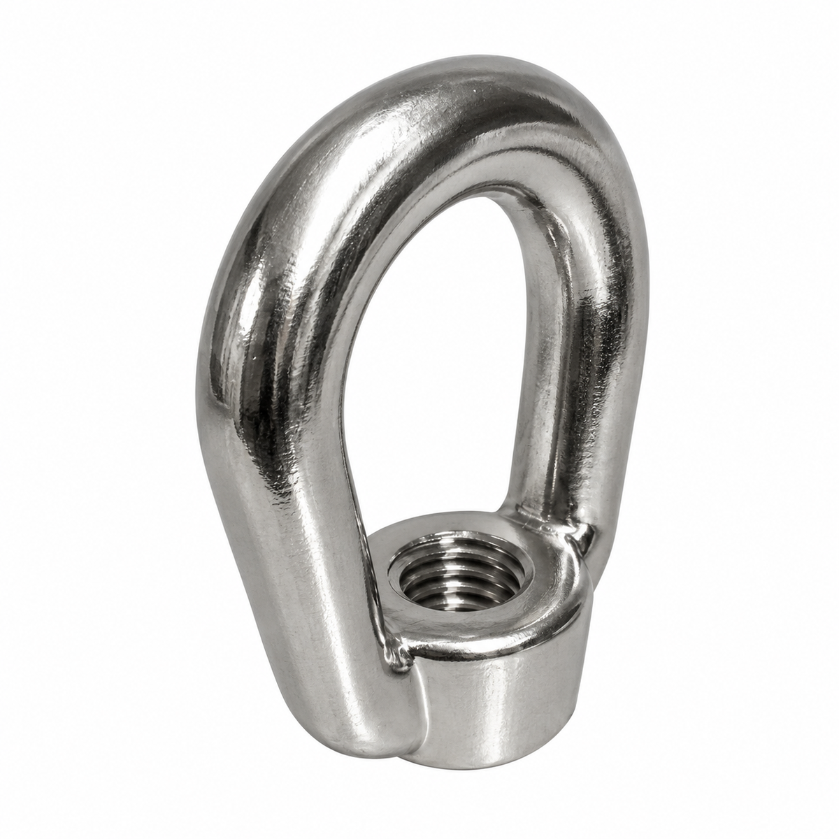 2 Pc Set Marine Stainless Steel 316 Eye Nut, UNC Tap Thread Lifting and Rigging Hardware for Boat, Dock, and Outdoor Use