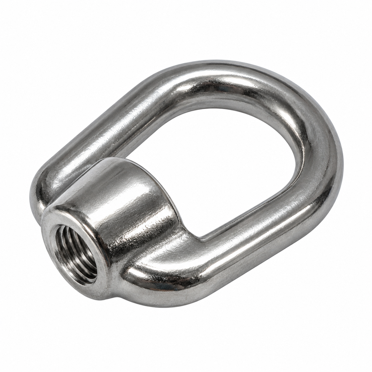2 Pc Set Marine Stainless Steel 316 Eye Nut, UNC Tap Thread Lifting and Rigging Hardware for Boat, Dock, and Outdoor Use