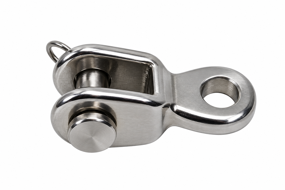 4 Pc Set Marine T316 Stainless Steel Rigging Toggle, Lifting Rigging Toggle Fitting for Cable, Wire Rope, Boat