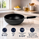 8"/9"/10"/11"/12"/13" Aluminum Nonstick Coating Frying Pan Cooking Pot Cookware