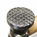 Square & Line Hammer for Metal Texturing – 10.5" Professional Textured Metal Forming Tool