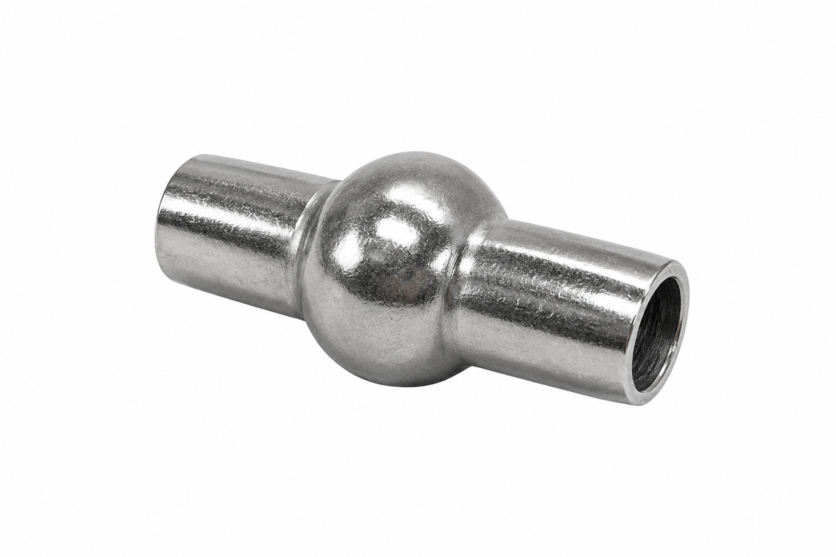 10 Pc Set T316 Stainless Steel Double Shank Ball Swage Fitting Terminal, Cable Wire Rope End Fitting for Marine, Rigging, Railing