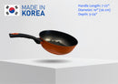 3D Diamond Coating Nonstick Wok, Frying Pan Skillet,Stir Fry Pan - MADE IN KOREA