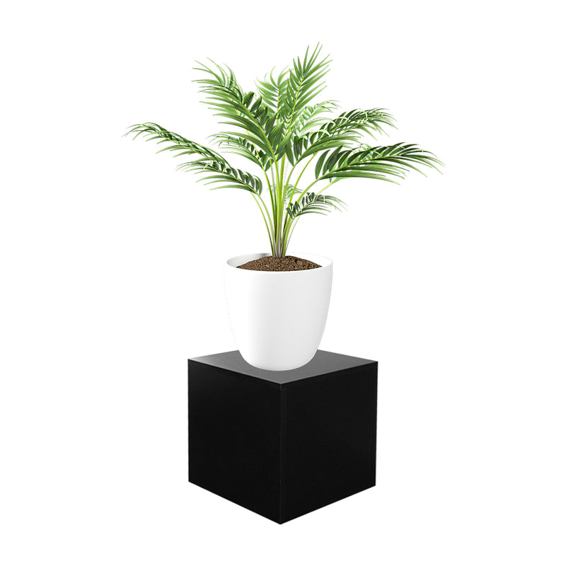 Black 18'' x 18'' Knockdown Bases Pedestal Base Box Cube Display Fixture Retail Warehouse