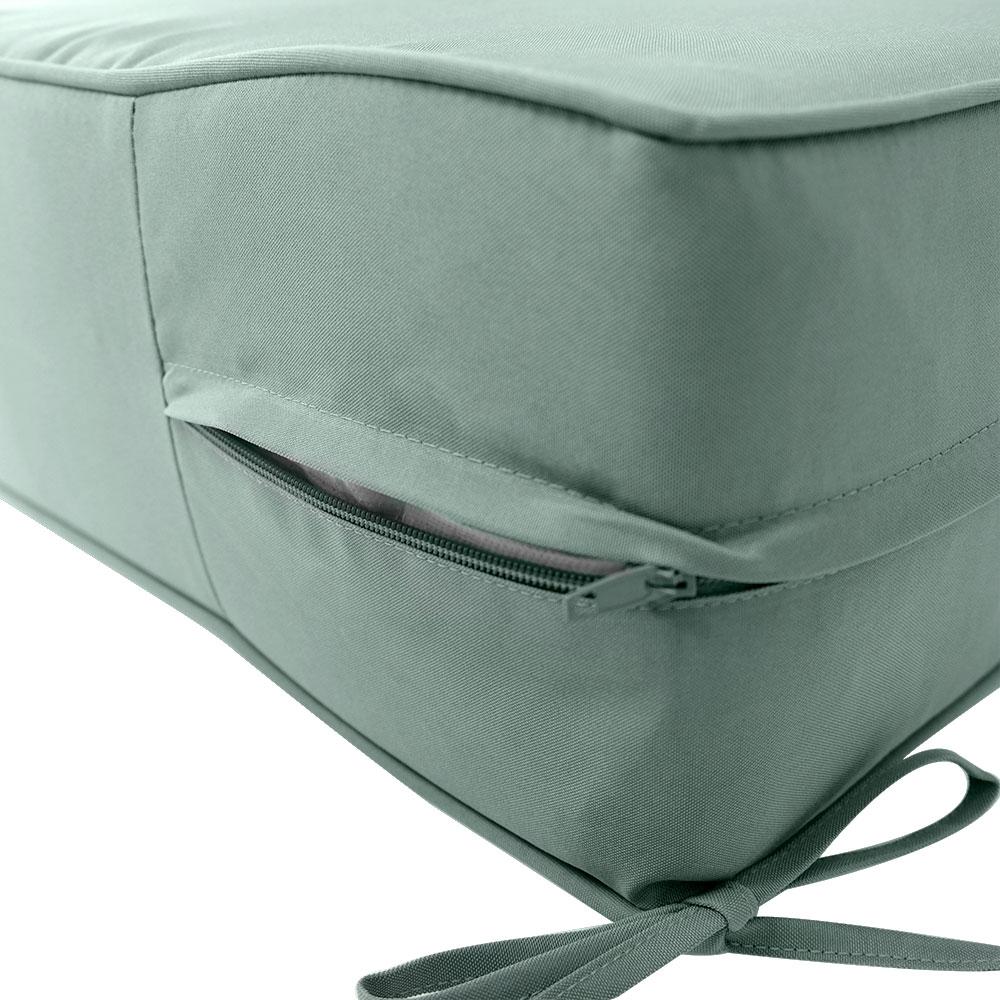 Large Size 26"x30"x6" Outdoor Deep Seat Cushion, Water Repellent, Patio Deep Seat Backrest Cushion Insert & Cover Set