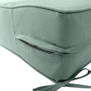 Large Size 26"x30"x6" Outdoor Deep Seat Cushion, Water Repellent, Patio Deep Seat Backrest Cushion Insert & Cover Set