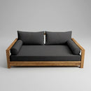 STYLE 2 - Mattress & Pillow Bolster Cushion Cover and Insert for Outdoor Indoor Daybed Porch Swing Bed Twin Size