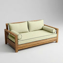 STYLE 2 - Mattress & Pillow Bolster Cushion Cover and Insert for Outdoor Indoor Daybed Porch Swing Bed Twin Size