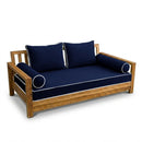 STYLE 1 - Mattress & Pillow Bolster Cushion Cover and Insert for Outdoor Indoor Daybed Porch Swing Bed Crib Size