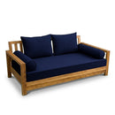 STYLE 1 - Mattress & Pillow Bolster Cushion Cover and Insert for Outdoor Indoor Daybed Porch Swing Bed Crib Size