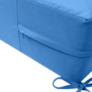 Large Size 26"x30"x6" Outdoor Deep Seat Cushion, Water Repellent, Patio Deep Seat Backrest Cushion Insert & Cover Set