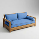 STYLE 2 - Mattress & Pillow Bolster Cushion Cover and Insert for Outdoor Indoor Daybed Porch Swing Bed Twin Size