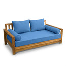 STYLE 1 - Mattress & Pillow Bolster Cushion Cover and Insert for Outdoor Indoor Daybed Porch Swing Bed Crib Size