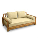 STYLE 1 - Mattress & Pillow Bolster Cushion Cover and Insert for Outdoor Indoor Daybed Porch Swing Bed Crib Size