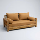 STYLE 2 - Mattress & Pillow Bolster Cushion Cover and Insert for Outdoor Indoor Daybed Porch Swing Bed Twin Size