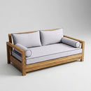 STYLE 2 - Mattress & Pillow Bolster Cushion Cover and Insert for Outdoor Indoor Daybed Porch Swing Bed Twin Size