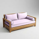 STYLE 2 - Mattress & Pillow Bolster Cushion Cover and Insert for Outdoor Indoor Daybed Porch Swing Bed Twin Size