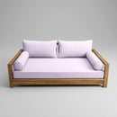 STYLE 2 - Mattress & Pillow Bolster Cushion Cover and Insert for Outdoor Indoor Daybed Porch Swing Bed Twin Size