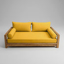 STYLE 2 - Mattress & Pillow Bolster Cushion Cover and Insert for Outdoor Indoor Daybed Porch Swing Bed Twin Size
