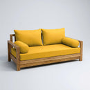 STYLE 2 - Mattress & Pillow Bolster Cushion Cover and Insert for Outdoor Indoor Daybed Porch Swing Bed Twin Size