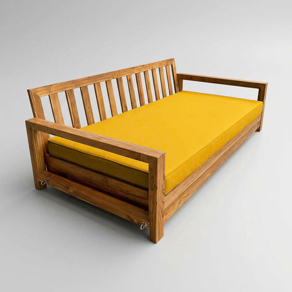 Pipe Trim 8" Full Size 75x54x8 Outdoor Daybed Fitted Sheet Slip Cover Only -AD108