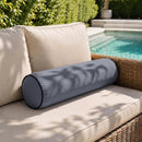 Large Size 26"x6" Outdoor Bolster Pillow Water Repellent Decorative Bolster Pillow Insert and Cover for Porch Swing Couch Sofa Cushion Patio Furniture