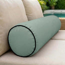 Large Size 26"x6" Outdoor Bolster Pillow Water Repellent Decorative Bolster Pillow Insert and Cover for Porch Swing Couch Sofa Cushion Patio Furniture
