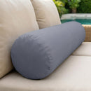 Knife Edge Large Size 26x6 Outdoor Bolster Pillow Water Repellent Decorative Bolster Pillow Insert and Cover Set For Patio Daybed Porch Swing AD001