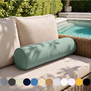 |COVER ONLY| Outdoor Bolster Pillow Water Repellent Decorative Bolster Pillow for Porch Swing Couch Sofa Cushion Patio Furniture