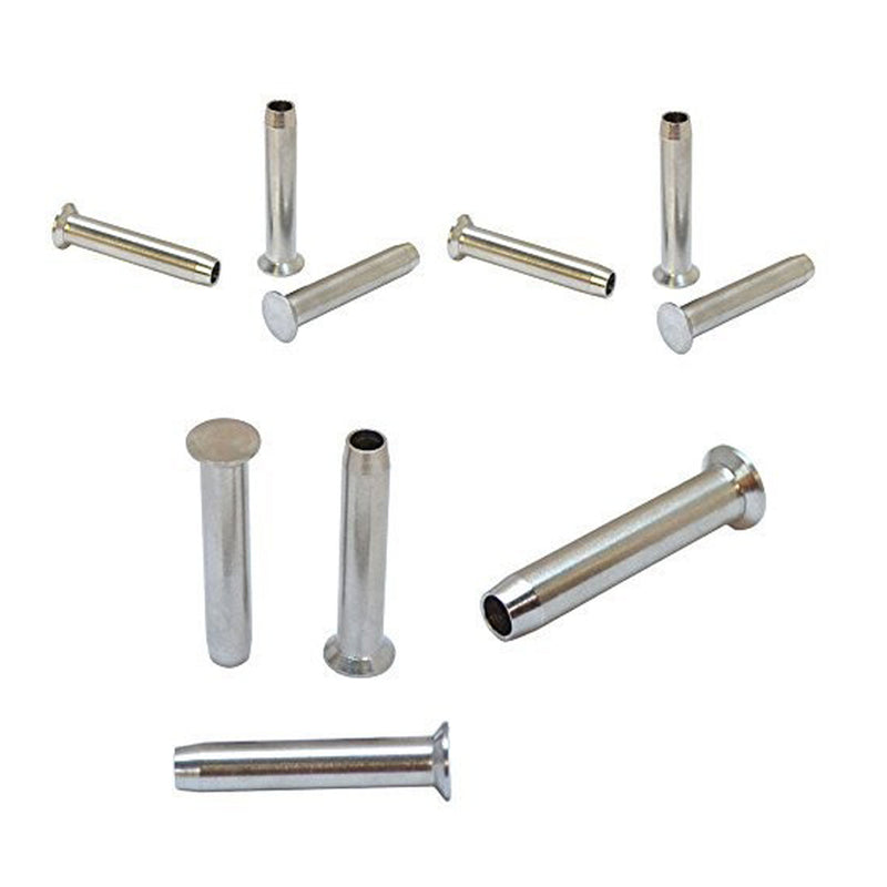 10 Pc 3/16" Cable Railing T316 Stainless Steel Swage Stemball for WOOD POST