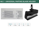 Universal Parting Blade Tool Holder Quick Change