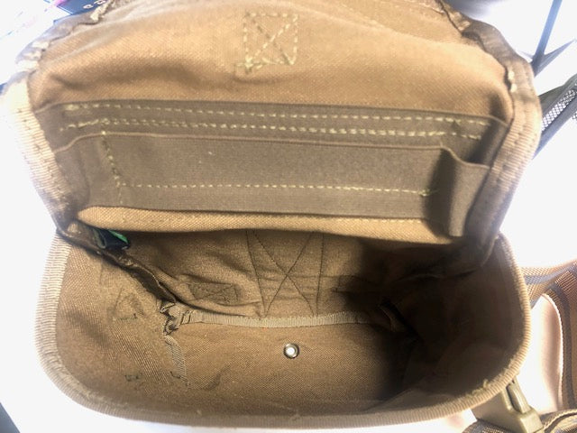 Condor Molle Tactical Drop Leg Pouch Dump Pouch SWAT Thigh Leg Rig Mag Dump Holster-COYOTE
