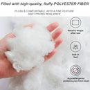 Two bolster cushion inserts, white, insert only