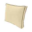 Large Size 26"x30"x6" Outdoor Deep Seat Cushion, Water Repellent, Patio Deep Seat Backrest Cushion Insert & Cover Set