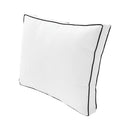 Large Size 26"x30"x6" Outdoor Deep Seat Cushion, Water Repellent, Patio Deep Seat Backrest Cushion Insert & Cover Set