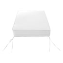 Large Size 26"x30"x6" Outdoor Deep Seat Cushion, Water Repellent, Patio Deep Seat Backrest Cushion Insert & Cover Set
