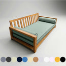 STYLE 5 - Mattress & Pillow Bolster Cushion Cover and Insert for Outdoor Indoor Daybed Porch Swing Bed