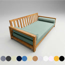 STYLE 5 - Mattress & Bolster Pillow for Outdoor Indoor Daybed Porch Swing Bed | COVERS ONLY |