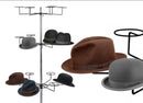 10 Layers Revolving Hat Floor Rack Hanger Retail Store Display Clothes Hang-WHT