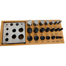 21-Piece Disc Cutter Doming Set Flat Concave Convex Tops 1/4" (0.6 cm) to 5/8" (1.6 cm)