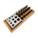 21-Piece Disc Cutter Doming Set Flat Concave Convex Tops 1/4" (0.6 cm) to 5/8" (1.6 cm)